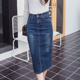 Midi Pencil Skirt Female