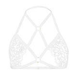  Hollow Lace V-Neck Bra