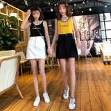 Black High Waist Denim Skirt for Women Summer Short Skirt Woman Skirts