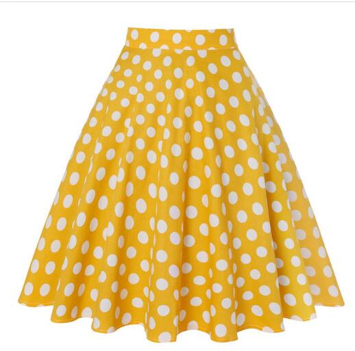 A Line Vintage Floral Skirt  Swing Skirts