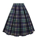  High Waist Cotton Vintage Skirts