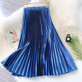 High Waist Pleated Skirt 