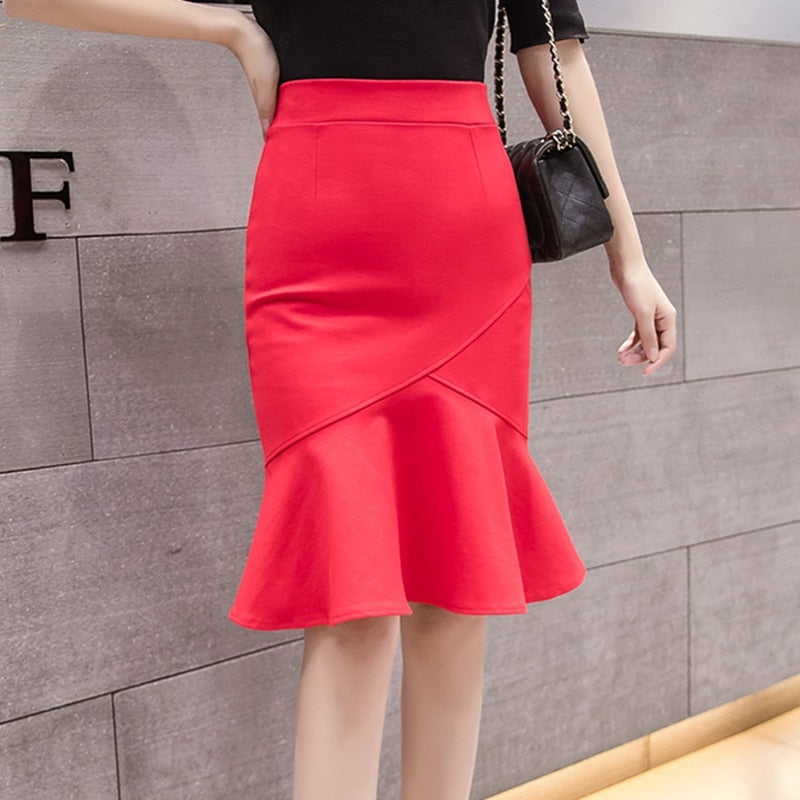  Women Pencil Skirt Fashion Ladies Office Skirt