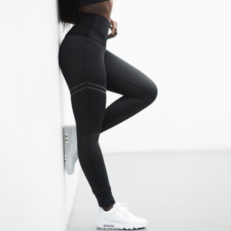  High Waist Workout Gym Pants Slim