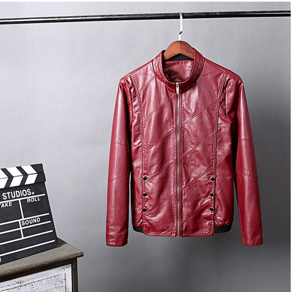  Men Motorcycle Leather Jackets