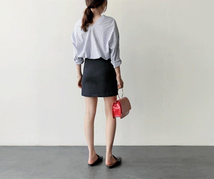 High Waist Casual Irregular Package Hip Fashionable Skirt