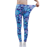 Print Leggings For Women Elastic Design Vintage Leggings