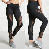  Elastic Pant Capri Women Fitness Leggings Black