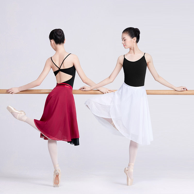  Women Lyrical Soft Ballet Dress Skirt