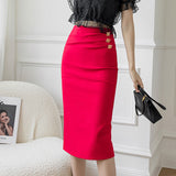 High Waist Slim Woman Skirts