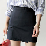 High Waist Casual Irregular Package Hip Fashionable Skirt