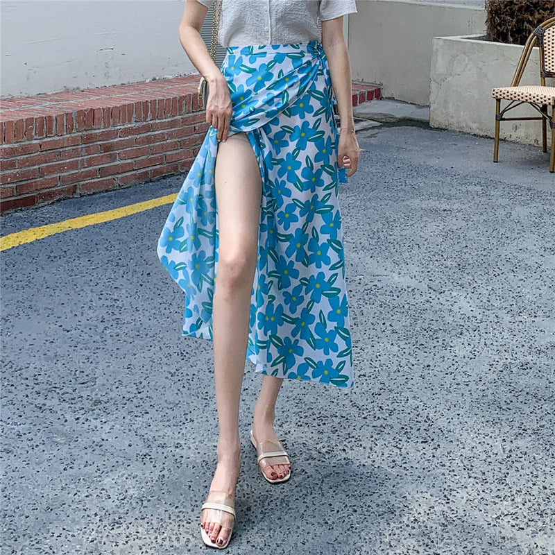 Summer floral skirt 