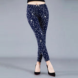 Print Leggings For Women Elastic Design Vintage Leggings