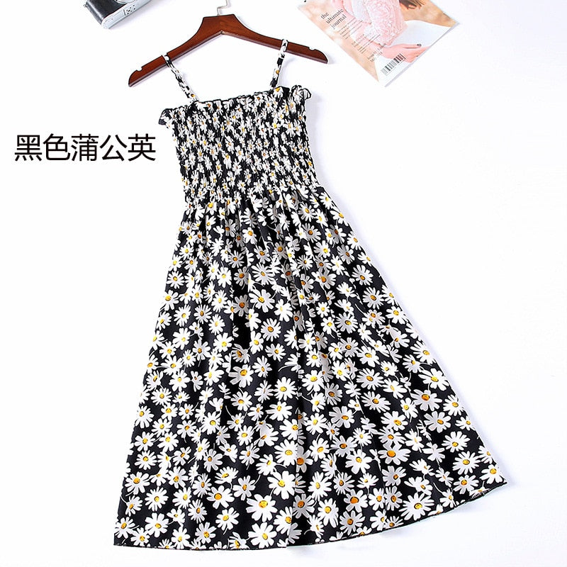  Women Chiffon Dresses Female High Waist