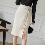 Pencil Skirts Women Fashion Clothing High Waist Skirt