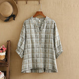  Cotton Fabric Looser Shirt