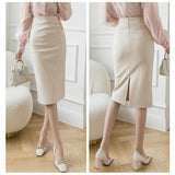 High Waist Slim Woman Skirts