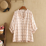  Cotton Fabric Looser Shirt