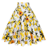 New Arrival Summer A Line Vintage Floral Skirt  Swing Skirts 