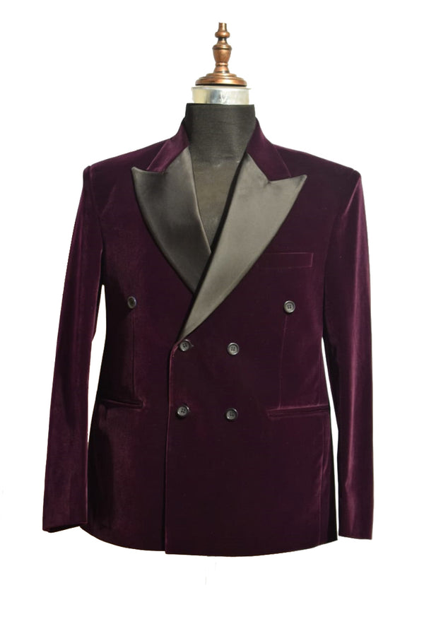 Men's Purple Smoking Jackets Party Wear Blazer coat