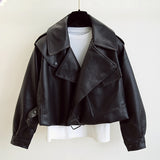 Turndown Collar Motorcycle Jackets 