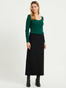 Pencil Skirt Women Long Length