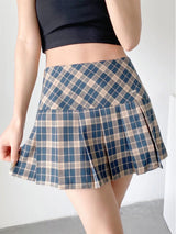Summer Plaid Skirt for Female