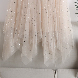 Irregular Glitter Skirts Women