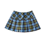 Summer Plaid Skirt for Female