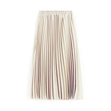  Pleated Skirts High Waist Solid Color Ladies Office Clothes Skirts