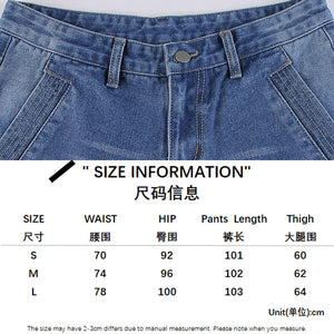 Women Pants Straight wide leg jeans