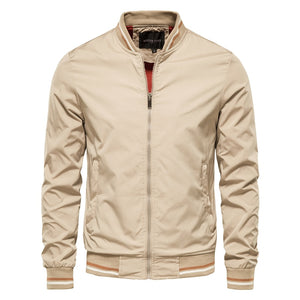 Bomber Jacket Casual Slim Fit Baseball  Jackets