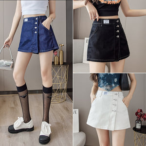  Stitching Elastic Skirt Ladies