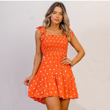 Mini Dress Fashion Sleeve Dresses Casual Elegant Beach Party Dress For Women 