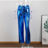 High Waist Straight Street wear Trousers Female