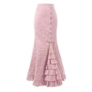  Autumn Winter High Waist Maxi Skirt