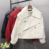 Turndown Collar Motorcycle Jackets 