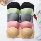 Women Seamless Push Up Invisible bra