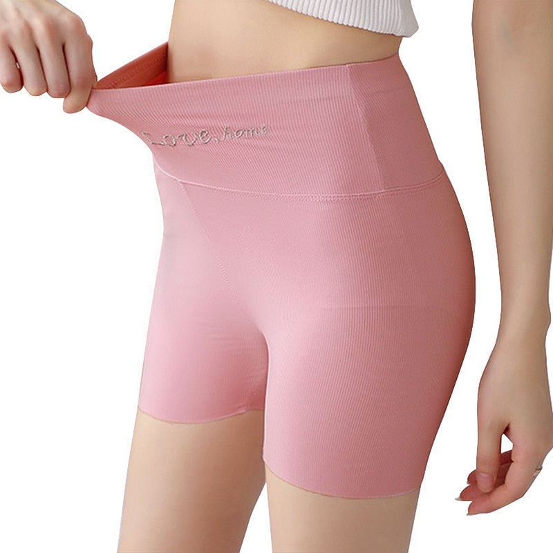 Women Panties High Waist Tummy Hips Safety Pants