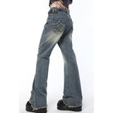 Wide Leg Jeans Female Denim Pants