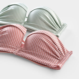 Sexy Plaid Invisible Bras