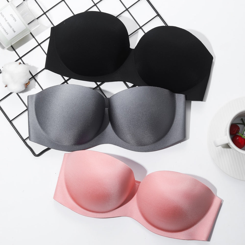 Women Seamless Push Up Invisible bra