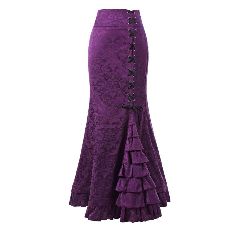  Autumn Winter High Waist Maxi Skirt