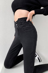 Women Slim Stretch Denim Pants