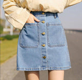 skirt women high waist A-line skirt 