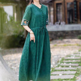 Cotton Linen Dress 