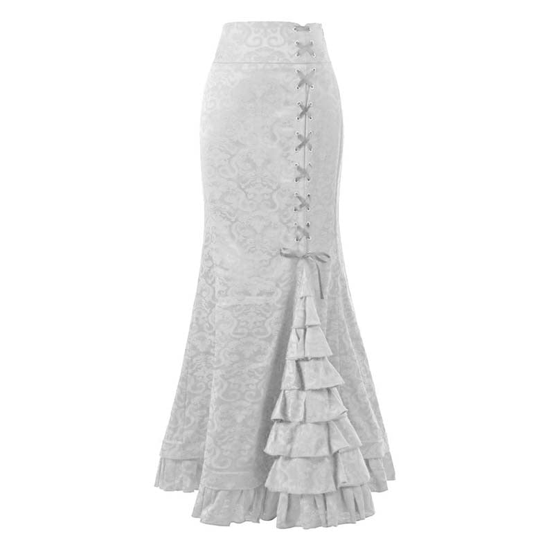  Autumn Winter High Waist Maxi Skirt