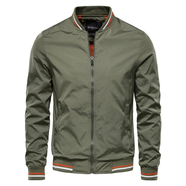 Bomber Jacket Casual Slim Fit Baseball  Jackets