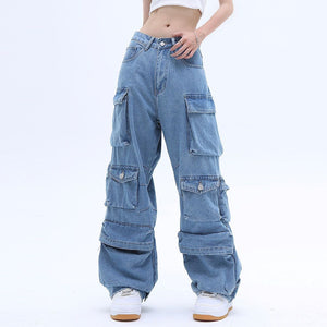 Women Loose Mopping Jeans Pants Women