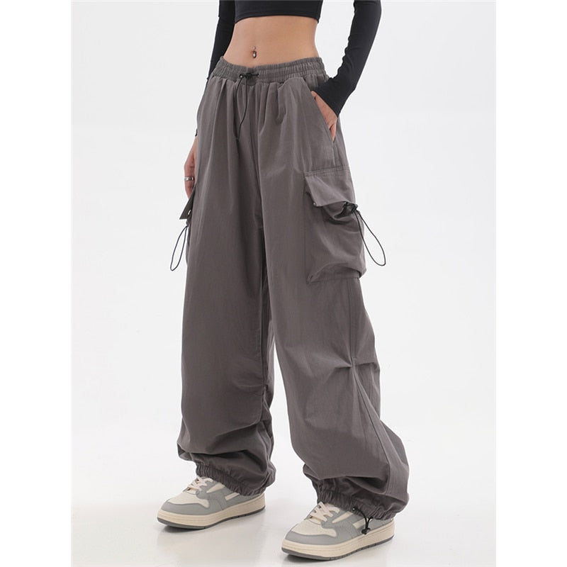  High Waist Pleated Design Pants